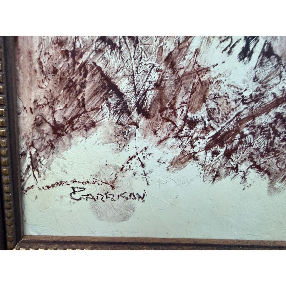 Original Signed David E Garrison Deer Wildlife Conte Crayon Framed Artwork - Picture 4 of 12
